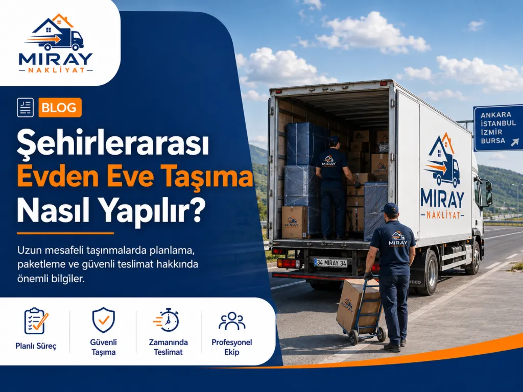 Şehirlerarası Evden Eve Taşıma Nasıl Yapılır?